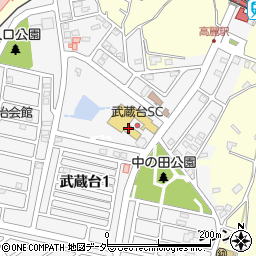 埼玉県日高市武蔵台1丁目23-8周辺の地図
