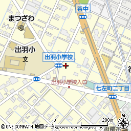 埼玉県越谷市谷中町1丁目164周辺の地図