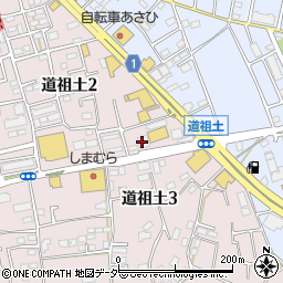 埼玉縣信用金庫大東支店周辺の地図
