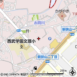 埼玉県狭山市下奥富605周辺の地図