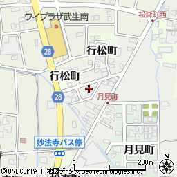 花まつ武生南店周辺の地図