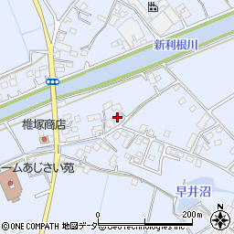 茨城県稲敷郡河内町生板3942周辺の地図