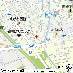 埼玉県さいたま市中央区下落合7丁目3周辺の地図