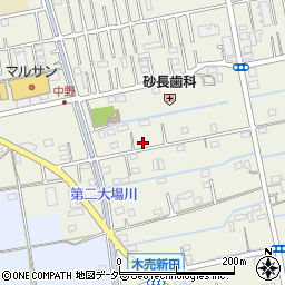 埼玉県吉川市木売新田342周辺の地図