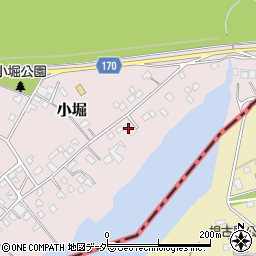 茨城県取手市小堀4222周辺の地図