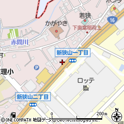 埼玉県狭山市下奥富636周辺の地図