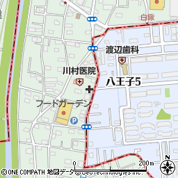 武蔵野銀行白鍬支店 ＡＴＭ周辺の地図