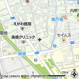 埼玉県さいたま市中央区下落合7丁目周辺の地図
