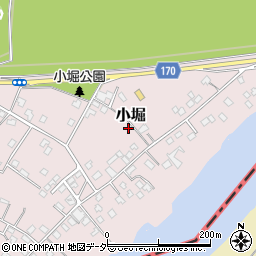 茨城県取手市小堀3988周辺の地図