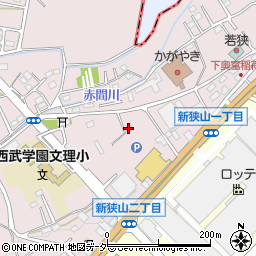 埼玉県狭山市下奥富627周辺の地図