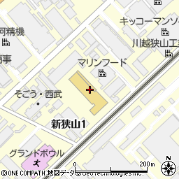 南関東日野自動車新狭山支店周辺の地図