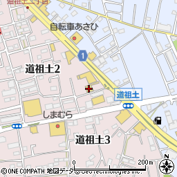 タイヤガーデン浦和東周辺の地図