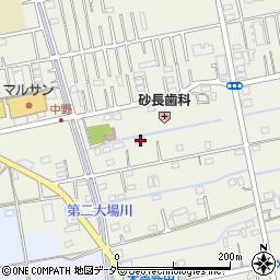 埼玉県吉川市木売新田345周辺の地図