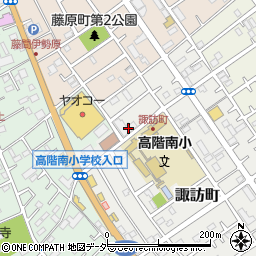 エクレール上福岡周辺の地図