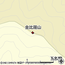 金比羅山周辺の地図