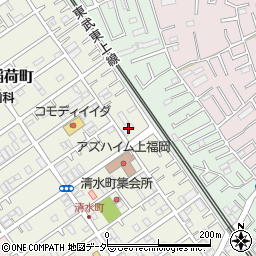 ピースフル上福岡周辺の地図