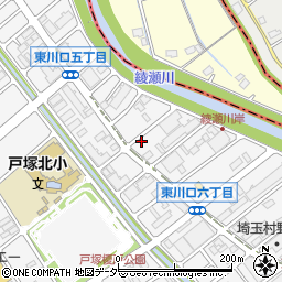 ＳＡＮパークＥＣＯ東川口２駐車場周辺の地図