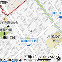 東川口　陶芸教室周辺の地図