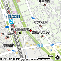 埼玉県さいたま市中央区下落合7丁目6-1周辺の地図