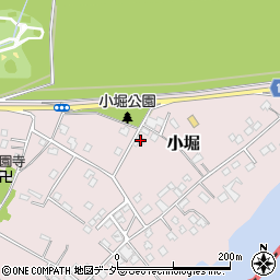 茨城県取手市小堀3986周辺の地図