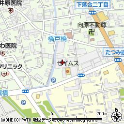 埼玉県さいたま市中央区下落合7丁目2周辺の地図