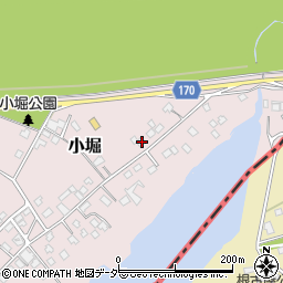 茨城県取手市小堀4021周辺の地図