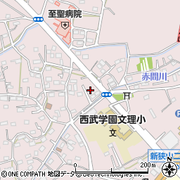 埼玉県狭山市下奥富734周辺の地図