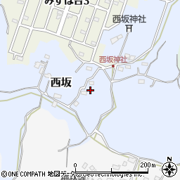 千葉県香取市西坂周辺の地図