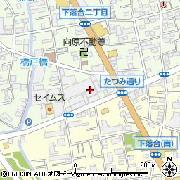埼玉県さいたま市中央区下落合7丁目1周辺の地図