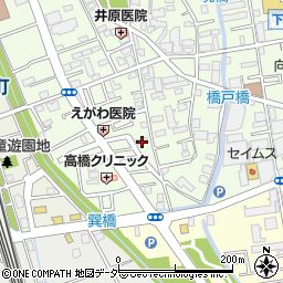 埼玉県さいたま市中央区下落合7丁目4-24周辺の地図
