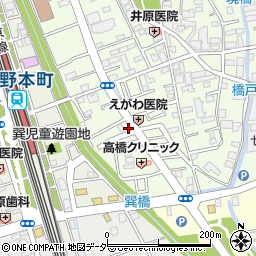 埼玉県さいたま市中央区下落合7丁目6-7周辺の地図