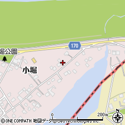 茨城県取手市小堀4023周辺の地図