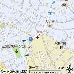 筑波進研スクール　中尾教室周辺の地図
