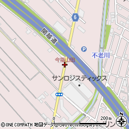 今福山田周辺の地図