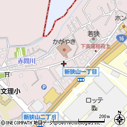 埼玉県狭山市下奥富637周辺の地図