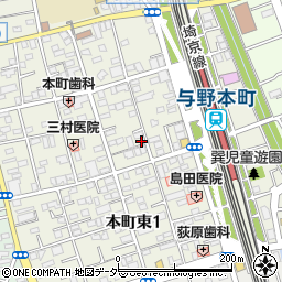 南山堂薬局本町店周辺の地図
