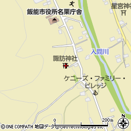 埼玉県飯能市上名栗3170周辺の地図