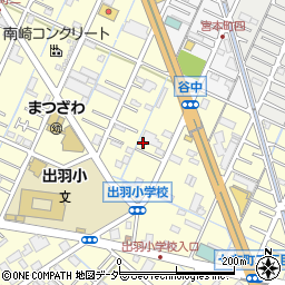 埼玉県越谷市谷中町2丁目10周辺の地図