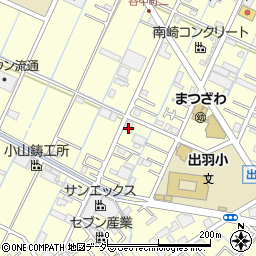 埼玉県越谷市谷中町2丁目129周辺の地図