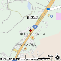 千葉県香取市山之辺25-5周辺の地図