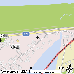 茨城県取手市小堀4023-1周辺の地図