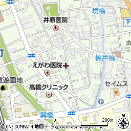 埼玉県さいたま市中央区下落合7丁目4-21周辺の地図