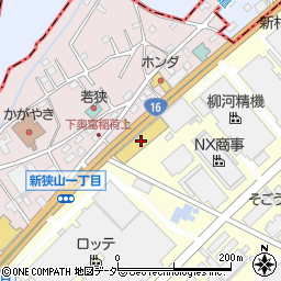 埼玉日産狭山店周辺の地図
