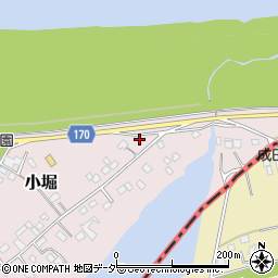 茨城県取手市小堀4175周辺の地図