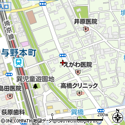 ベストステージ与野本町周辺の地図