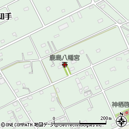 鹿島八幡宮周辺の地図