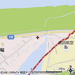 茨城県取手市小堀4213周辺の地図