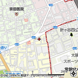 キャメル新中里周辺の地図