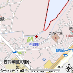 埼玉県狭山市下奥富712周辺の地図