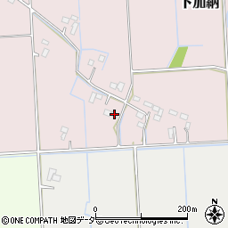 茨城県稲敷郡河内町下加納246周辺の地図